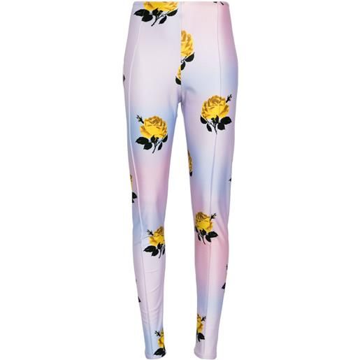 MERYLL ROGGE pantaloni skinny a fiori - multicolore