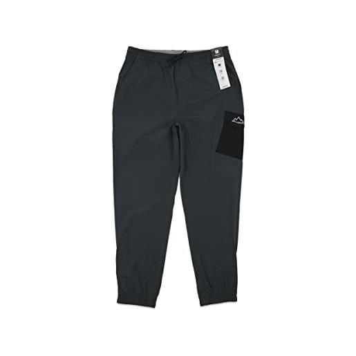 Hurley babylegs division exp phntm+ outsider jogger pantaloni sportivi, grigio scuro (dark stone grey), l uomo