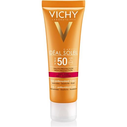 Vichy crema viso anti-età 3 in 1 abbronzatura intensa spf 50 50 ml