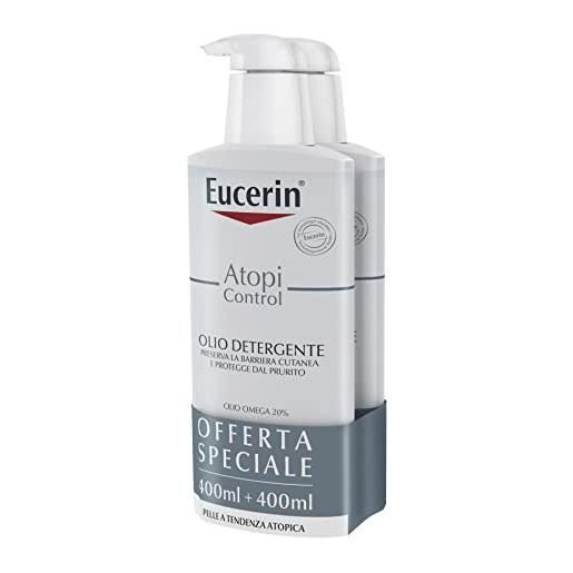 Eucerin atopi control - olio detergente 20% omega - 2 x 400ml