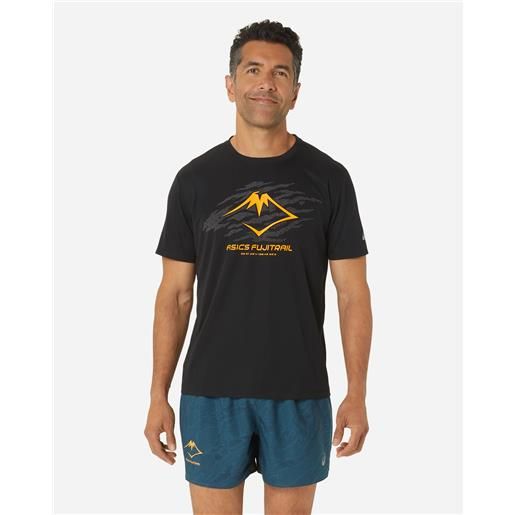 Asics fujitrail logo m - t-shirt running - uomo