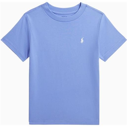 Polo Ralph Lauren t-shirt girocollo azzurra in cotone