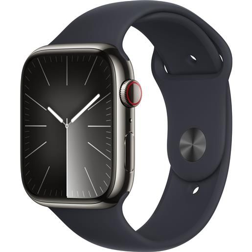Apple smartwatch Apple watch series 9 45 mm digitale 396 x 484 pixel touch screen 4g grafite wi-fi gps (satellitare) [mrmw3qf/a]