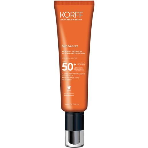 KORFF Srl korff sun fluido antimacchie matt spf 50+