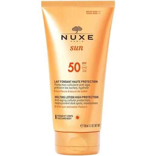 LABORATOIRE NUXE SUN nuxe sun latte solare fondente viso e corpo protezione alta spf50 150 ml