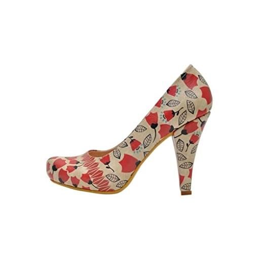 DOGO high heels, pompa donna, multicolor, 37 eu