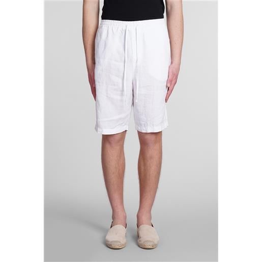 120% shorts in lino bianco