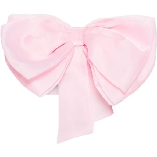 Cynthia Rowley top a fascia cupid's bow - rosa