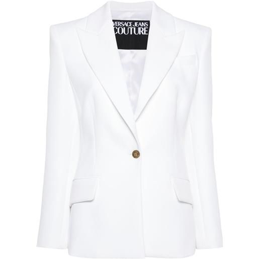 Versace Jeans Couture blazer monopetto aderente - bianco
