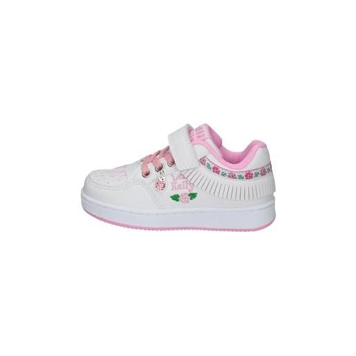 Lelli Kelly lkae8080 sneakers bambina con frangetta bianca bianco, 27