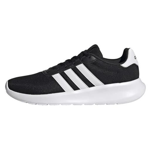 adidas lite racer 3.0 shoes, sneaker uomo, core black ftwr white grey five, 42 2/3 eu