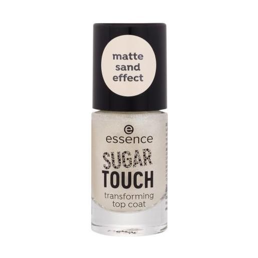 Essence sugar touch transforming top coat smalto per unghie con glitter oro opaco 8 ml
