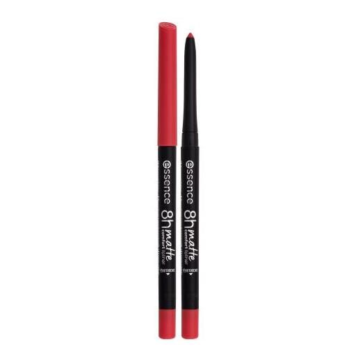 Essence 8h matte comfort matita per labbra a lunga durata con effetto opaco 0.3 g tonalità 09 fiery red