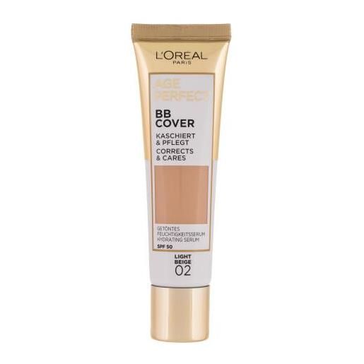L'Oréal Paris age perfect bb cover bb creama idratante e coprente 30 ml tonalità 02 light beige