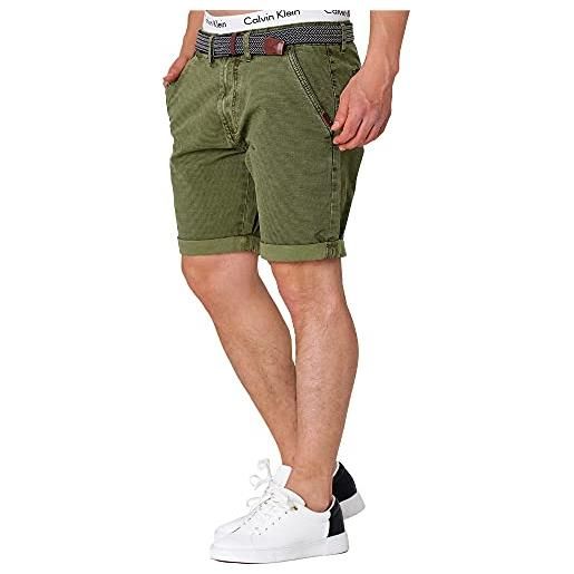 Indicode uomini caedmon chino shorts | pantaloncini chino con 4 tasche cypress xl