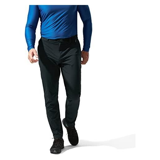 Berghaus lomaxx - pantaloni da passeggio da uomo, in tessuto, colore: nero/nero, 40 lunghi (74 pollici)