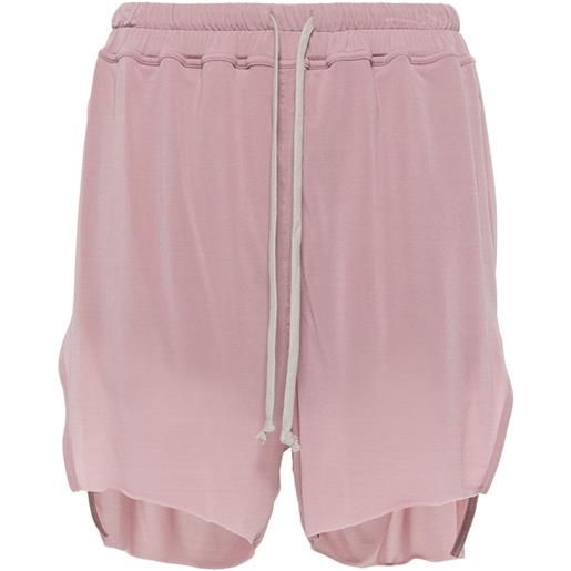 Rick Owens shorts con coulisse - rosa