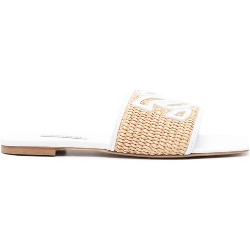 Casadei sandali slides portofino - bianco
