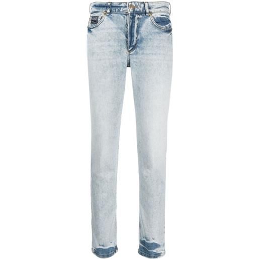 Versace Jeans Couture jeans dritti a vita bassa - blu