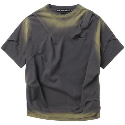 Andersson Bell t-shirt mardro gradient a strati - grigio