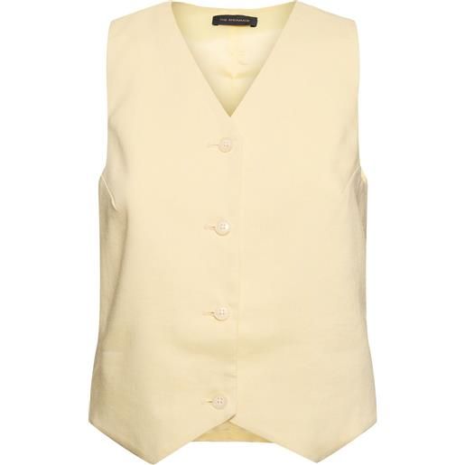 THE ANDAMANE pauline linen blend vest