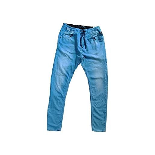 REPLAY jeans uomo milano comfort fit x-lite elasticizzati, blu (light blue 010), w32 x l32