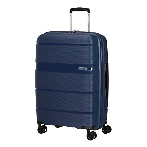 American Tourister linex, bagagli valigia unisex adulto, blau (deep navy), m 66 cm - 63 l