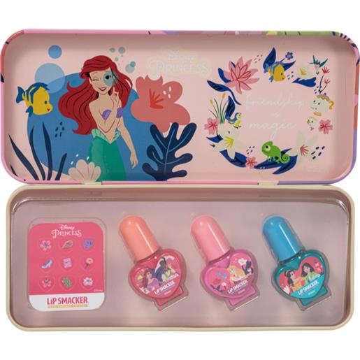 Disney princess ariel dreams gleam nail polish tin 3 pz