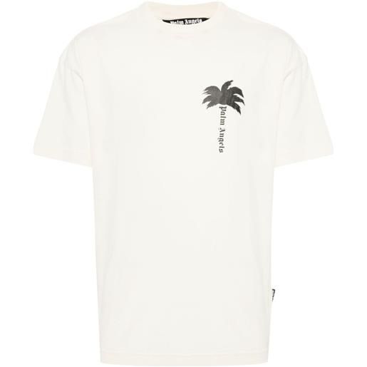 Palm Angels t-shirt the palm con stampa - giallo
