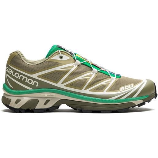 Salomon sneakers xt-6 con inserti - verde