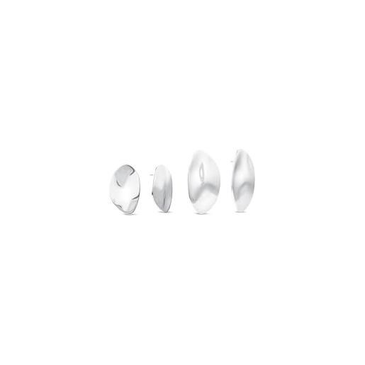 Calvin Klein orecchini a perno da donna collezione ck reflect in acciaio inossidabile - 35000620