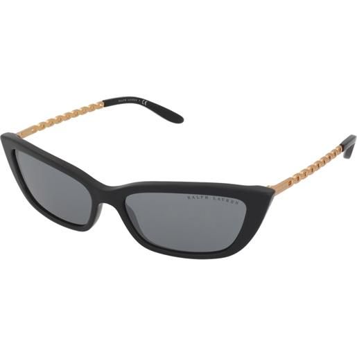 Ralph Lauren rl8173 50016g | occhiali da sole graduati o non graduati | prova online | plastica | cat eye | nero | adrialenti