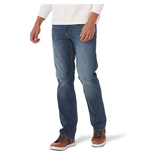 Wrangler Authentics jeans slim straight uomo, crepuscolo, 36w x 32l