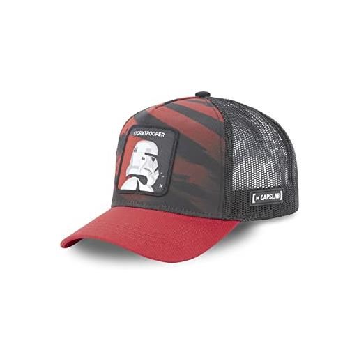 Capslab stormtrooper star wars black red trucker cap - one-size