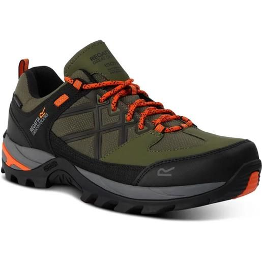 REGATTA trekking scarpe scarpe da trekking regatta samaris iii low cypress green/orange