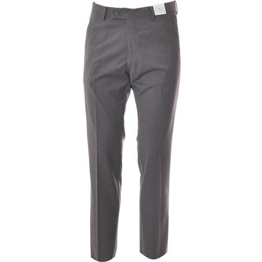 Herman & Sons pantalone chino grigio medio