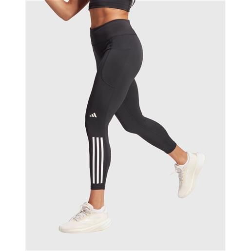 Adidas leggings da running con tasca aeroready nero donna