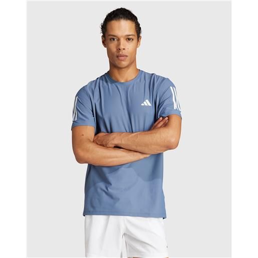 Adidas t-shirt own the run blu uomo