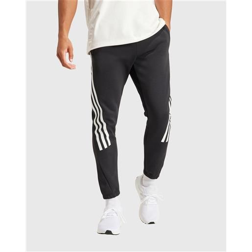 Adidas pantaloni future icons 3-stripes nero uomo