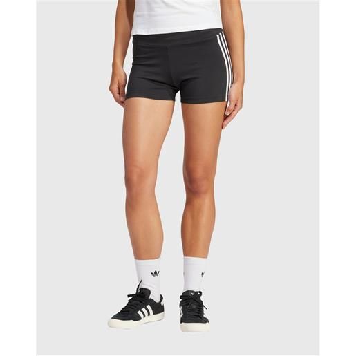 Adidas Originals leggings 1/4 3-stripes cotton nero donna
