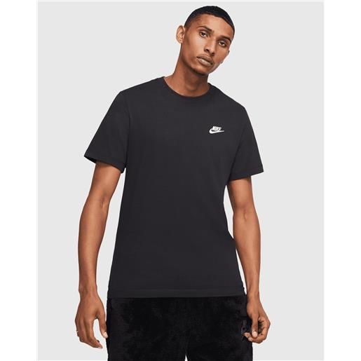 Nike t-shirt sportswear club nero uomo