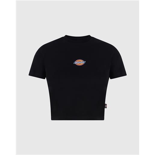 Dickies t-shirt maple valley nero donna