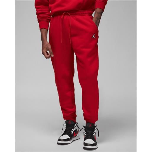 Nike Jordan pantaloni brooklyn fleece rosso uomo