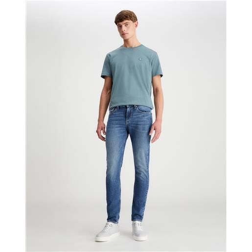 Calvin Klein slim tapered jeans blu uomo