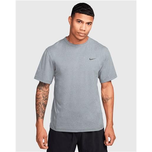 Nike t-shirt hyverse dri-fit grigio uomo