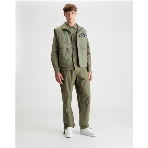 Calvin Klein giacca smanicata transitional verde uomo