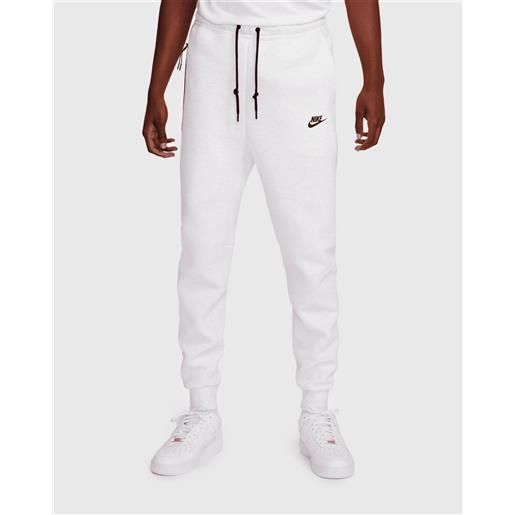Nike tech fleece pantaloni jogger slim fit bianco uomo