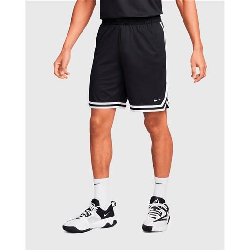 Nike shorts da basket reversibili 21 cm dri-fit nero uomo