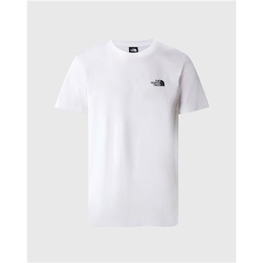 The North Face t-shirt simple dome bianco uomo