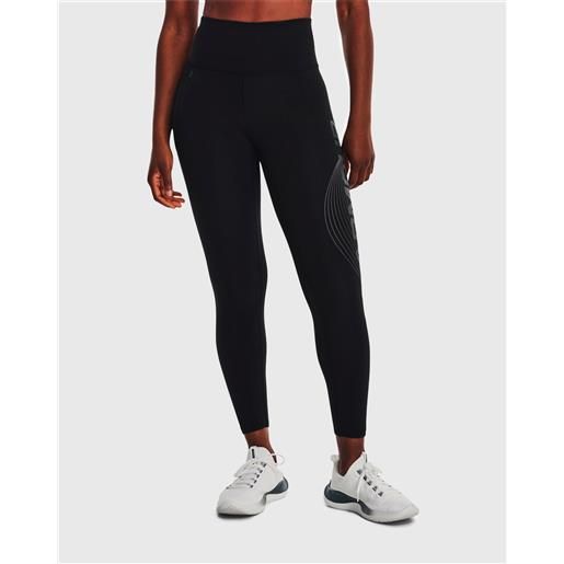 Under Armour leggings motion branded ankle nero donna